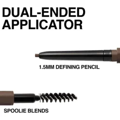 Maybelline New York Brow Ultra Slim Wenkbrauwpotlood 6 Black Brown 4,19 GR