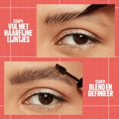 Maybelline New York BUILD A BROW Wenkbrauwpen/fixeergel 257 Medium Brown