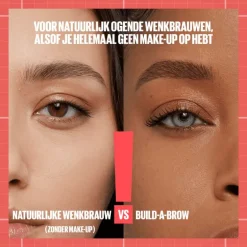 Maybelline New York BUILD A BROW Wenkbrauwpen/fixeergel 260 Deep Brown