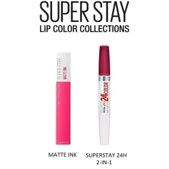 Maybelline New York Superstay Matte Ink Lippenstift 65 Seductress