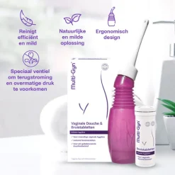 Multi-Gyn Vaginale Douche & 10 Bruistabletten