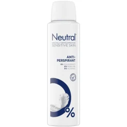 Neutral Anti-Transparant Parfumvrij Deodorant Spray 150 ML