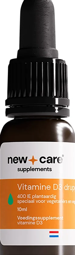 New Care Vitamine D3 Druppels 10mcg Plantaardig 10 ML
