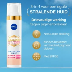 NIVEA Cellular Luminous630 CC Fluid SPF30 Light 40 ML