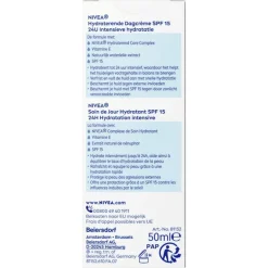 NIVEA Essentials +24h Hydraterende Dagcrème SPF15 50 ML