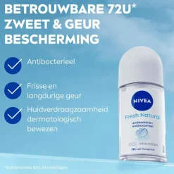 NIVEA Fresh Natural Deodorant Roller 50 ML