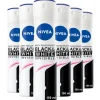 NIVEA Invisible Black & White Original Anti-Transpirant Deodorant Spray 150 ML Multipack 6 stuks