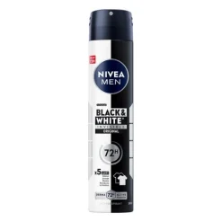 NIVEA MEN Black & White Invisible Deodorant Spray 200 ML