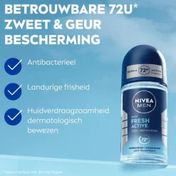 NIVEA MEN Fresh Active Deodorant Roller 50 ML