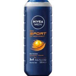 NIVEA MEN Sport 3-in-1 Douchegel 500 ML