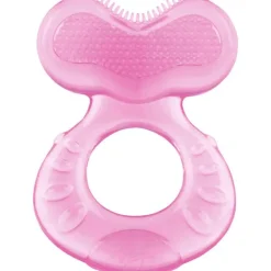 Nuby - Visvormige Silicone Bijtring Met Borsteltjes - 3M+
