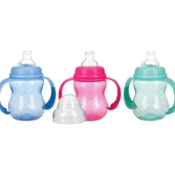 Nuby Oefenfles Uit Tritan Met Tuit Brede Hals 6M+