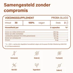 Nupure Proba Gluco Capsules 30 stuks