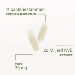 Nupure probaflor - Probiotica complex, hooggedoseerd met inulin, 30 capsules