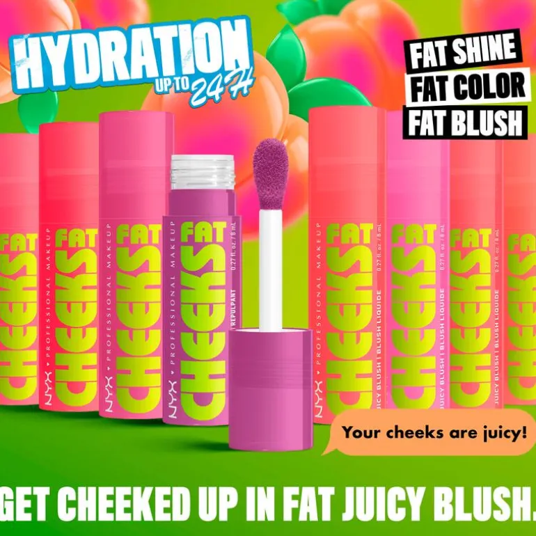 NYX Fat Cheeks Blush Bouncin Berry