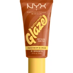 NYX Professional Makeup Buttermelt Glaze Skin Tint SPF 30 7 Toffee Butta