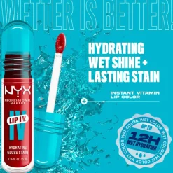 NYX Professional Makeup Lip IV Hydraterende Lipgloss Cranberry Splash