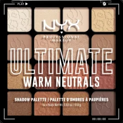 NYX Professional Makeup Ultimate Shad Pal 16-Pan Warm Neutrals