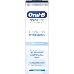 Oral-B 3D White Advanced Express Whitening Fresh Glow Tandpasta - 75ML