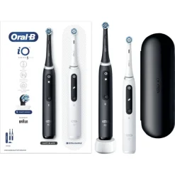 Oral-B iO 5S Duo Zwart & Wit 2 Elektrische Tandenborstels