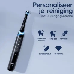 Oral-B iO 5S Duo Zwart & Wit 2 Elektrische Tandenborstels