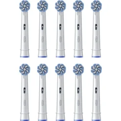 Oral-B Sensitive Clean Opzetborstels Wit - 10 Stuks