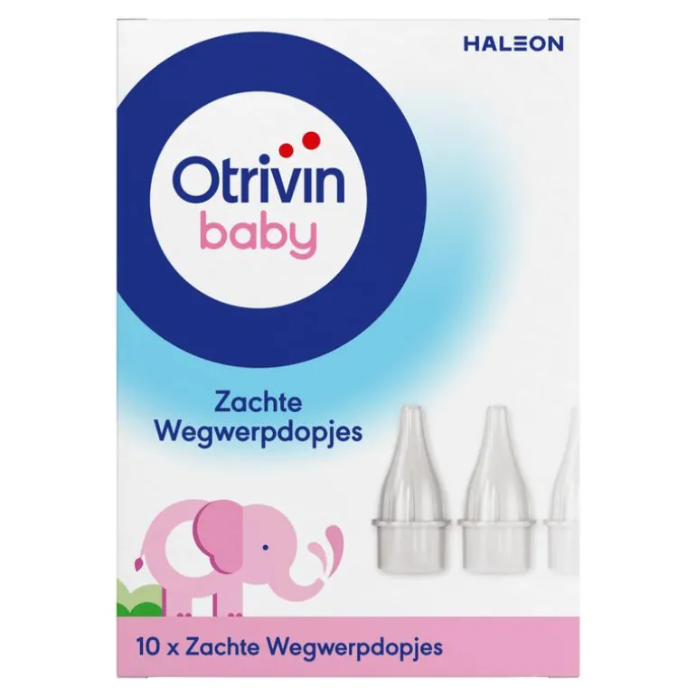 OtriCare Baby wegwerpdopjes bij Aspirator neusjesreiniger 10 stuks