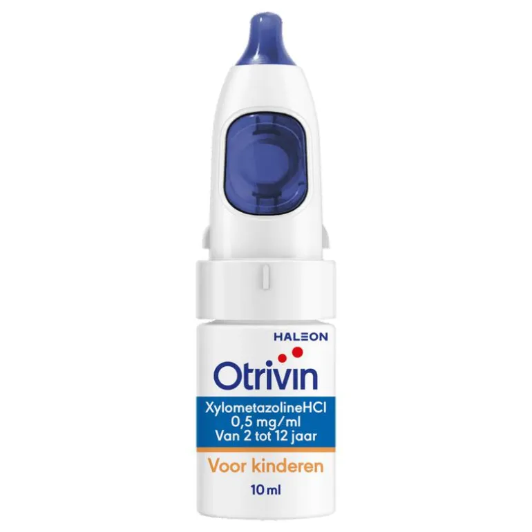 Otrivin Xylometazoline HCI 0,5 mg/ml Kinder Neusspray bij een Verstopte Neus 10 ML