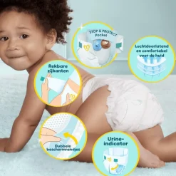Pampers Premium Protection Luiers Maat 3 6-10 KG 30 Stuks