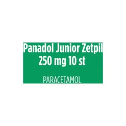 Panadol Junior Zetpillen 250 mg Paracetamol voor kinderen van 1 tot 6 jaar 10 stuks