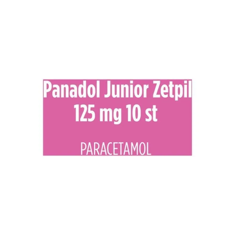 Panadol Junior Zetpillen 125 mg Paracetemol voor Kinderen van 3 maanden tot 1 jaar