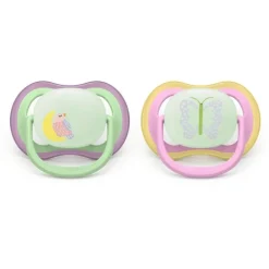 Philips Avent Fopspeen Ultra Air Night 6-18M Double Pack - SCF376/29