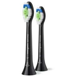 Philips Sonicare Optimal White Opzetborstel Zwart 2 pack - HX6062/88