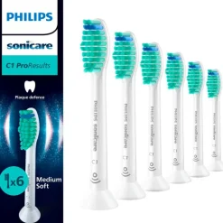 Philips Sonicare ProResults Opzetborstel Wit HX6016/87 - 6 Pack