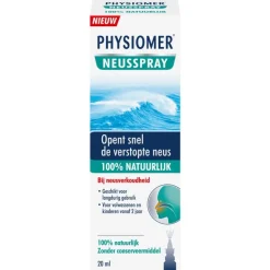 Physiomer Neusspray 100% Natuurlijk 20 ML