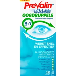 Prevalin Direct Oogdruppels bij Hooikoorts 10 ML