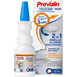 Prevalin Direct Plus Hooikoorts Neusspray 20 ML