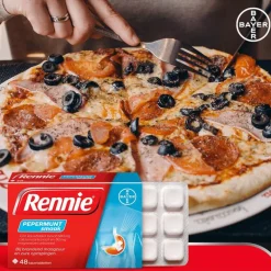 Rennie Pepermunt Kauwtabletten Bij Brandend Maagzuur 48 stuks