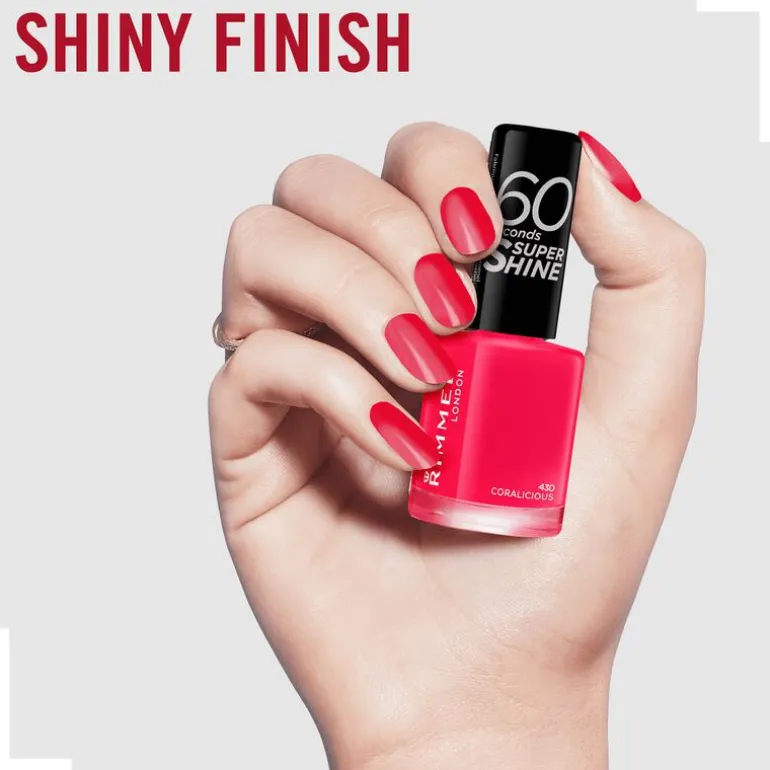Rimmel London 60 Seconds Super Shine Nagellak 430 Coralicious