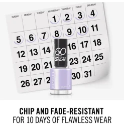 Rimmel London 60 Seconds Supershine Nagellak - Paars - 153 Under The Palms