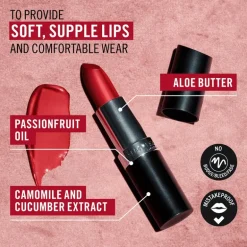 Rimmel London Lasting Finish Satin Lippenstift 001 River-Thing Red 4 G