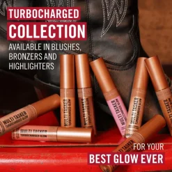 Rimmel London Multi Tasker Turbocharged Glow Liquid Illuminator Blush - Roze - 002 Rosy Rebel