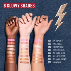 Rimmel London Multi Tasker Turbocharged Glow Liquid Illuminator Blush - Roze - 002 Rosy Rebel