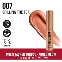 Rimmel London Multi Tasker Turbocharged Glow Liquid Illuminator Bronzer - Brons - 007 Spilling the tea