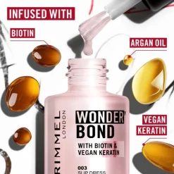 Rimmel London Wonder'Bond Care+Color Nagellak - Taupe - 005 Grab and Go