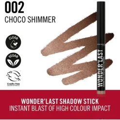 Rimmel London Wonder'last Oogschaduw Stick 002 Choco Shimmer 1.64 G