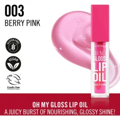 Rimmel Oh My Gloss! Lip Oil 003 Berry Pink