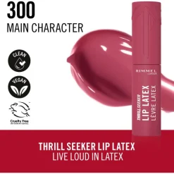 Rimmel Thrill Seeker Lip Latex 300 Main Character