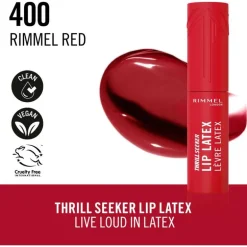 Rimmel Thrill Seeker Lip Latex 400 Rimmel Red