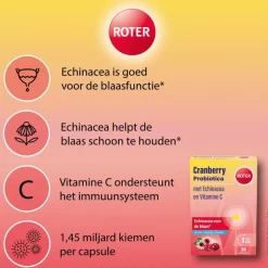 Roter Cranberry + Probiotica 30 Stuks